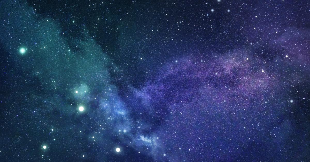 Space Stars, Nebula, Universe Background stock photo